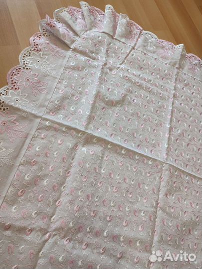 Пелёнки/уголок ажурные на выписку, крещение