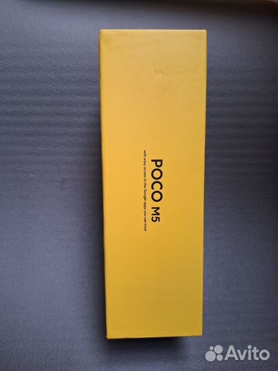 Коробка от смартфона poco m5