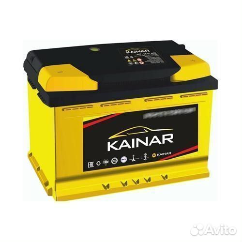 Аккумулятор на 60 Ач низкий Kainar