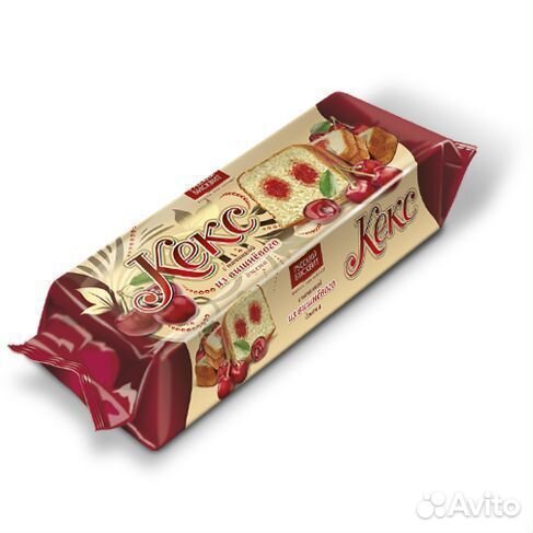 Кекс Русский Бисквит с Вишнёвой начинкой 225 г