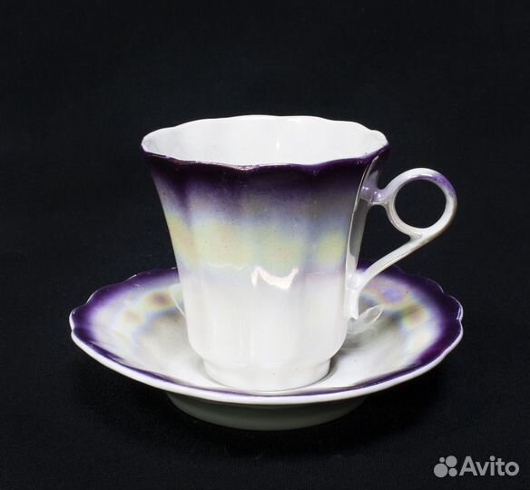 Набор Кофейные пары 5 шт, Коростень, сирень с перл