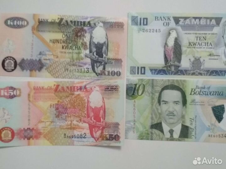 Банкноты Африка UNC