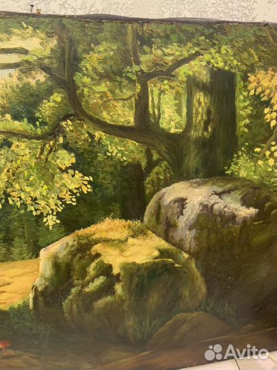 Картина маслом Старинная