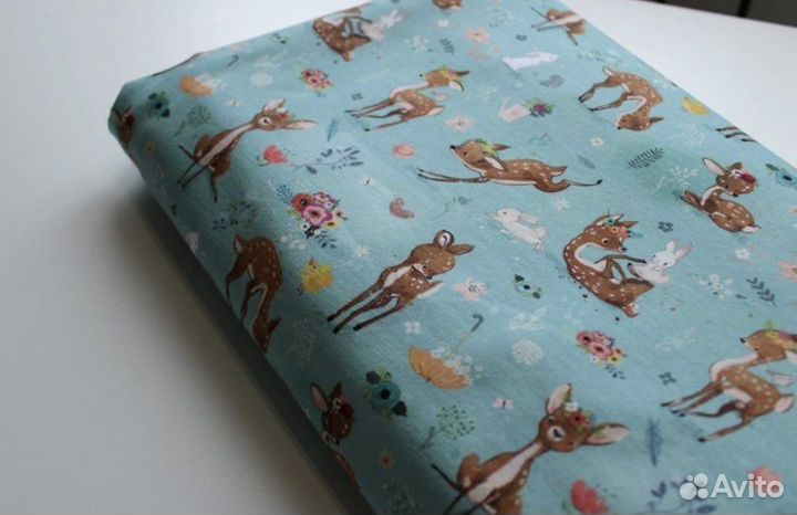 Ткань для пошива одежды футер 2х нитка петля