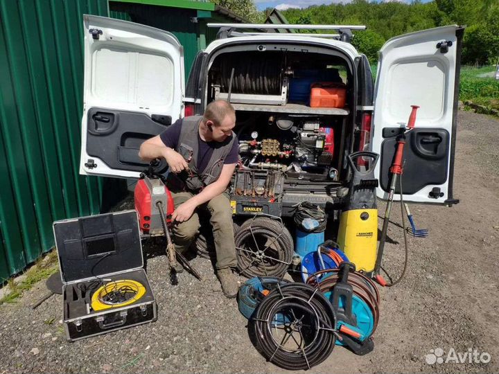 Прочистка канализации Устранение засоров труб