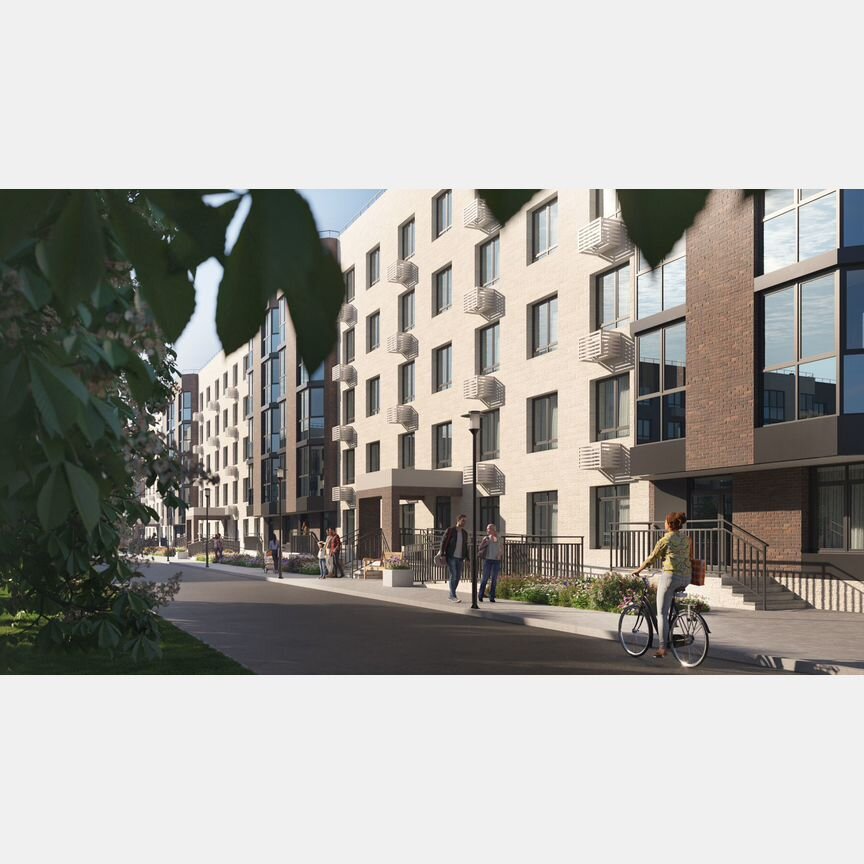 2-к. квартира, 66,4 м², 5/5 эт.