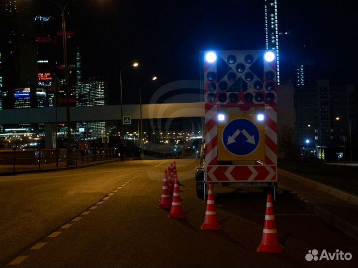 Сигнальный прицеп прикрытия от производителя