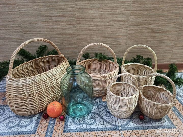 Корзины плетеные из лозы