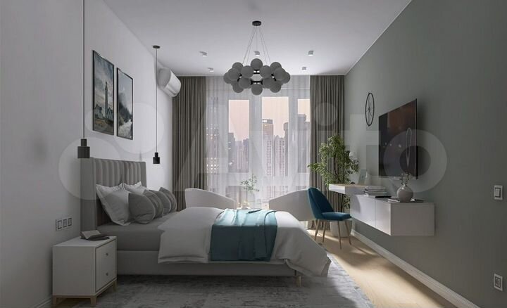 2-к. квартира, 77 м², 19/19 эт.