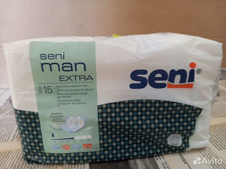 Подгузники для взрослых seni men и la fresh