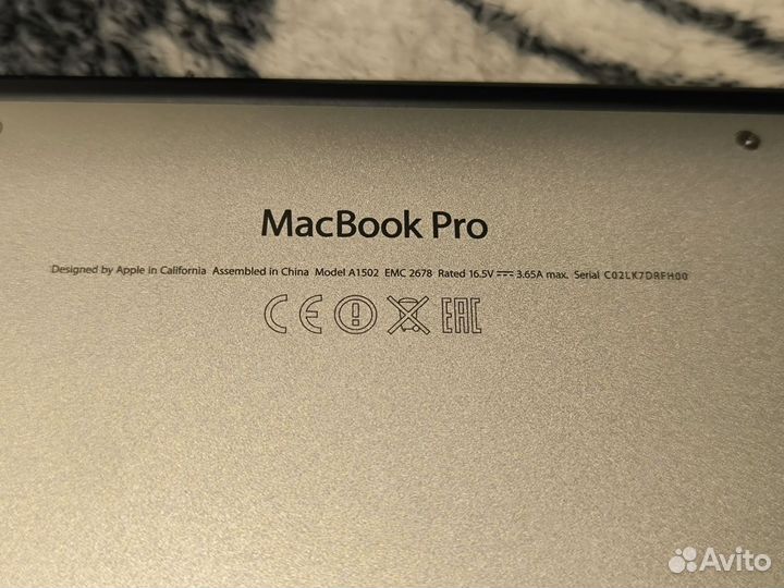 Apple macbook pro 13 Retina (late 2013)