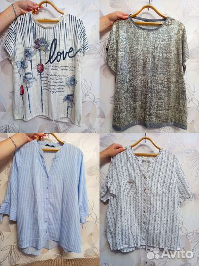 Блузки пакетом 54 56