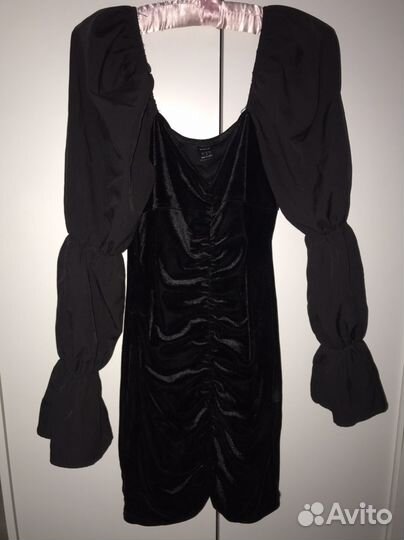 Бархатное платье