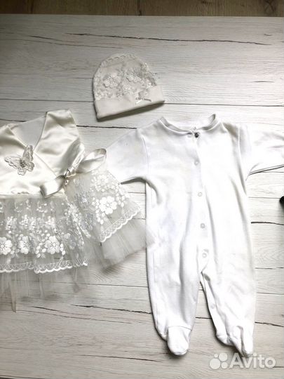 Комплект на выписку из роддома для девочки