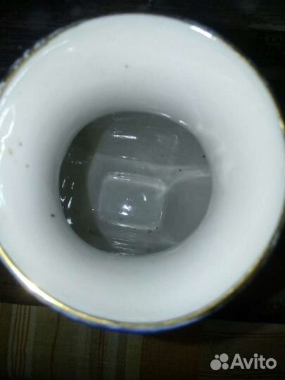 Кобальтовая Гжель ваза