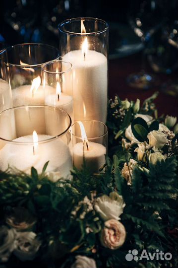 Насыпные свечи в аренду