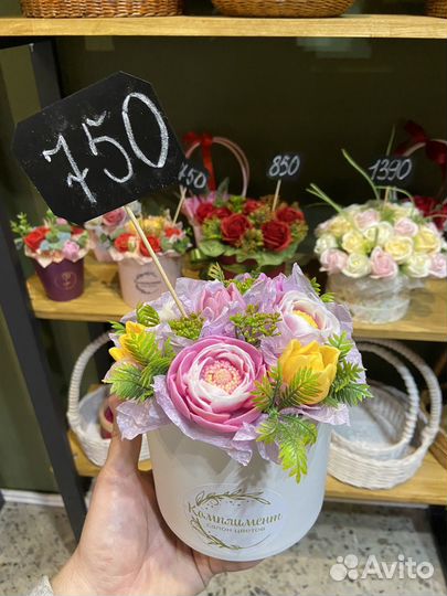 Мыльные букеты для мамы