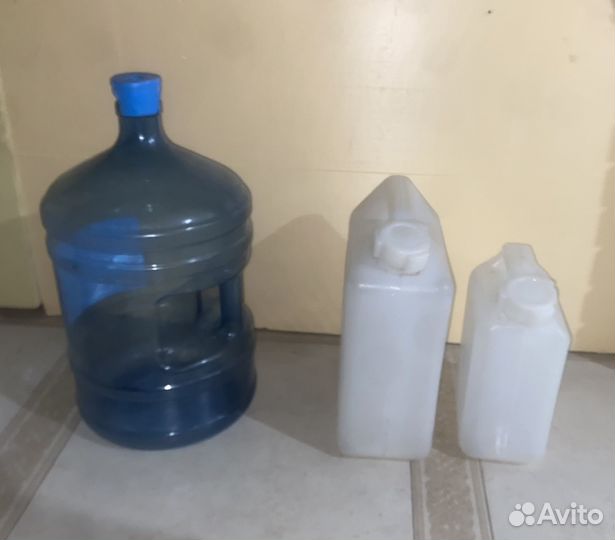 Канистры, бутыли для воды 40, 28, 25, 19, 10, 5 л
