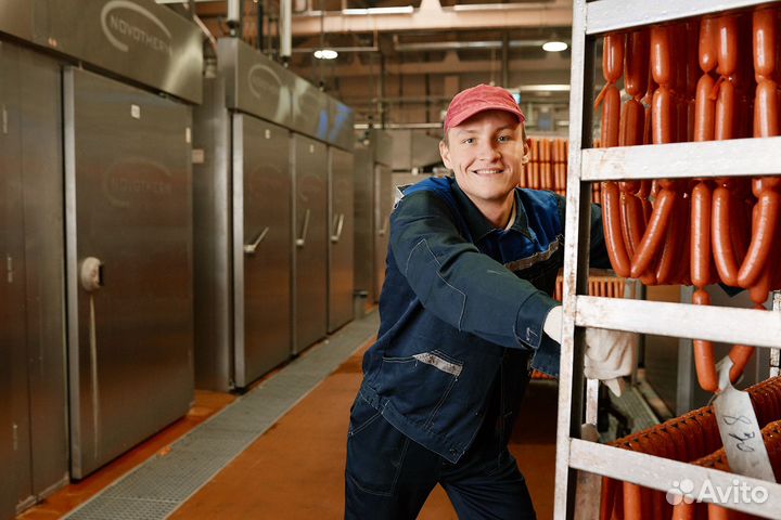 Вахта разнорабочие в колбасный цех