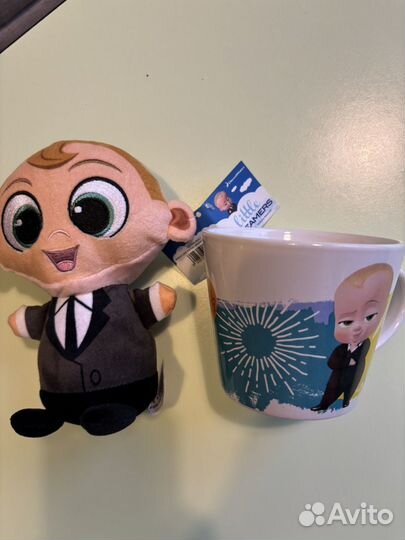 Кружка босс молокосос с игрушкой