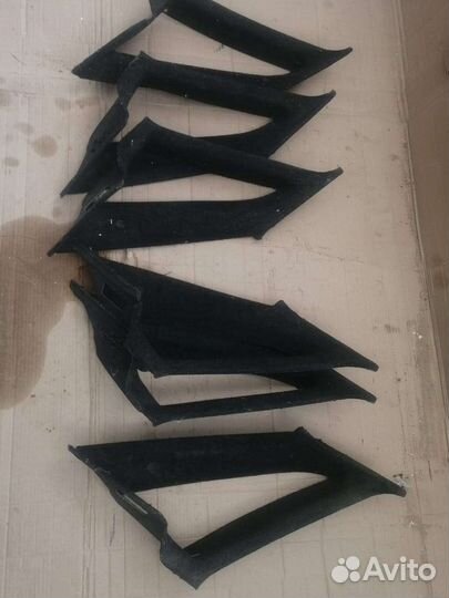 Накладки на задние форточки ваз 2110