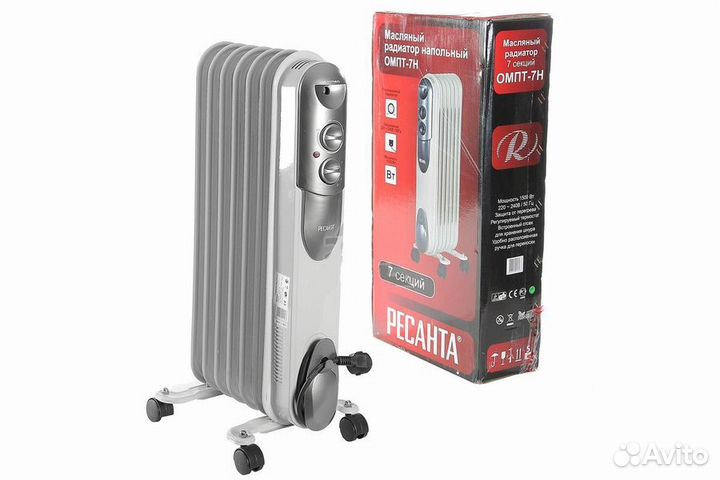 Масляный радиатор напольный ом-7Н