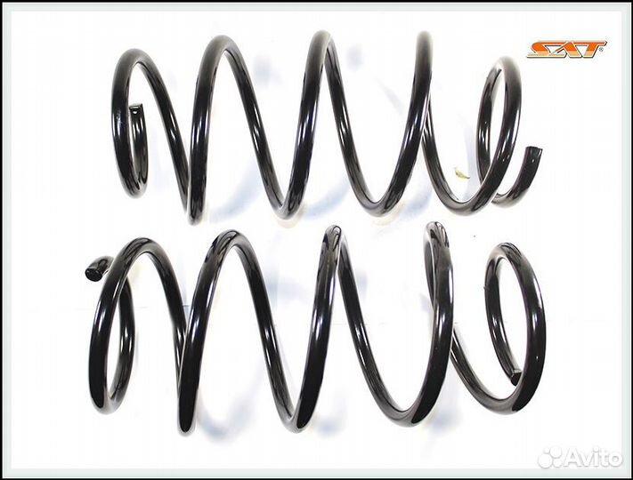 Комплект пружин 2шт передние nissan dualis 06- qas