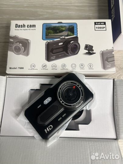 Видео регистратор с 2 камерами