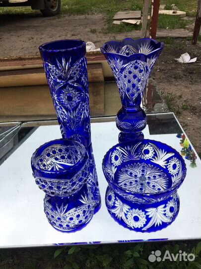 Вазы хрусталь