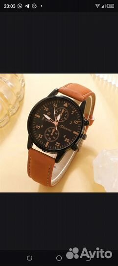 Мужские наручные часы кварцевые
