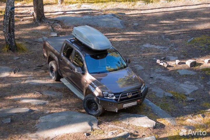 Автомобильный бокс Koffer А-480 серый матовый (480