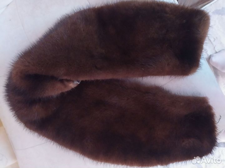 Меховой воротник норка