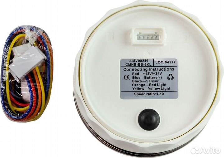 Тахометр 0-6000 об/мин со счетчиком моточасов дели