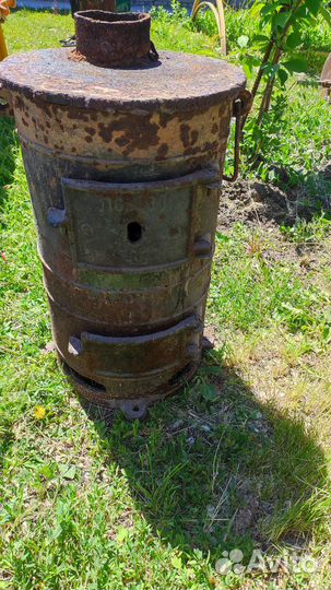 Печь буржуйка чугунная СССР