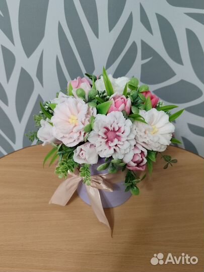 Букет цветов из мыла