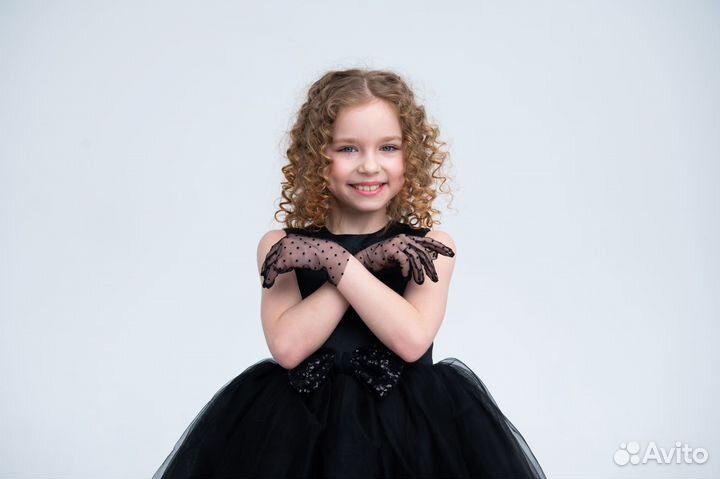 Детские перчатки фатиновые