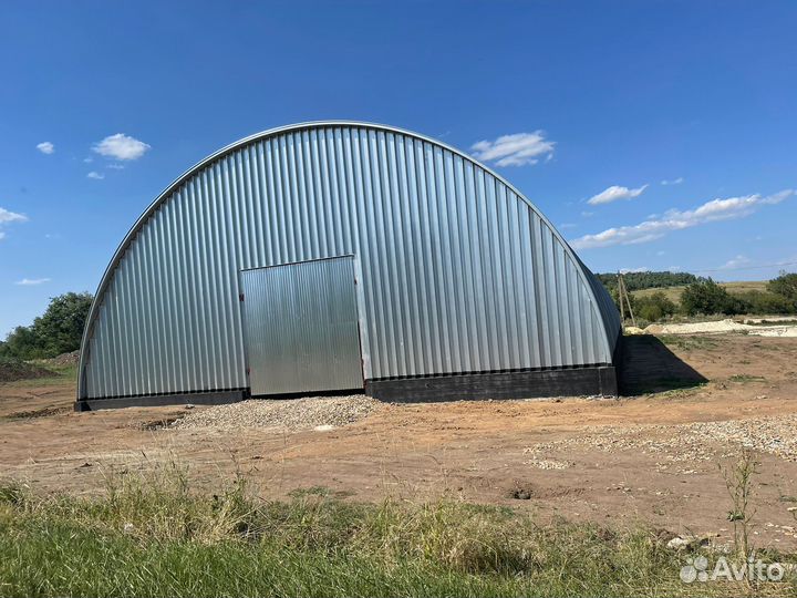 Строительство каркасных и бескаркасных ангаров