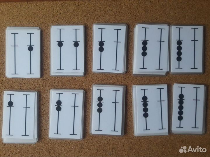 Флеш карты абакус для ментальной арифметики