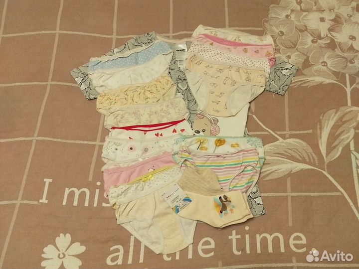 Пакет белья для девочки3-4 года