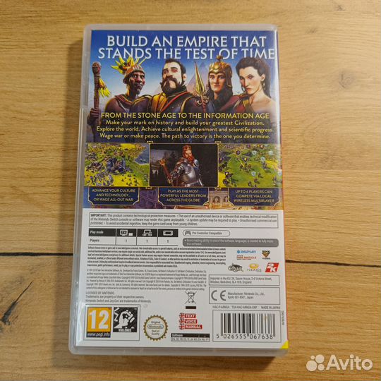 Civilization VI Nintendo Switch