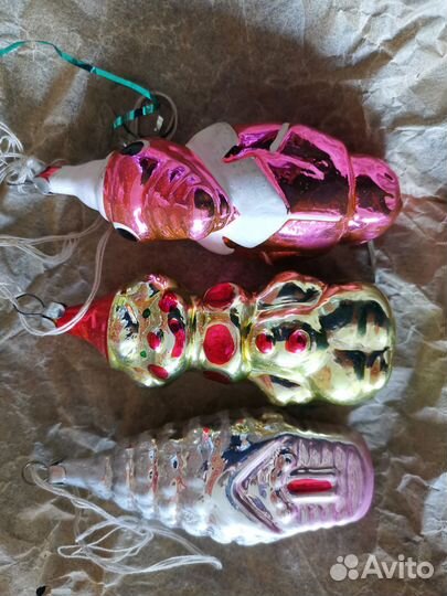 Елочные игрушки СССР