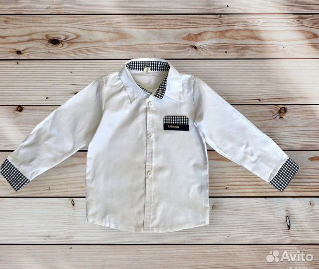 Рубашка белая для мальчика