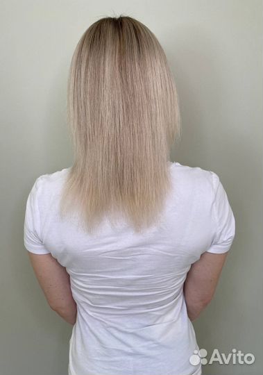 Наращивание волос модель