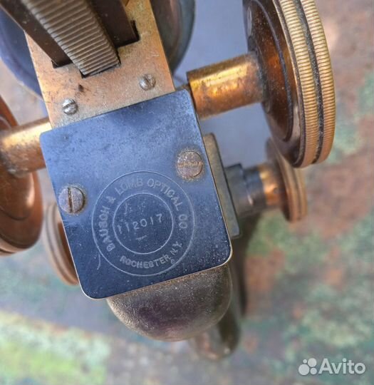 Микроскоп антикварный Bausch & Lomb 1915 года