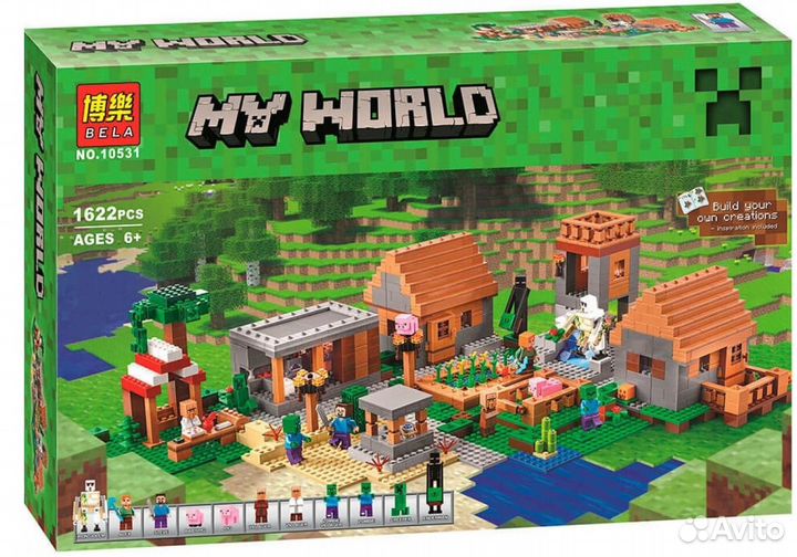 Конструктор Деревня My World 10531