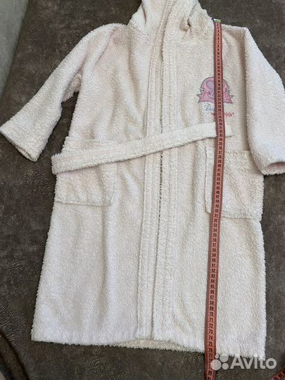 Халат для девочки банный для бассейна