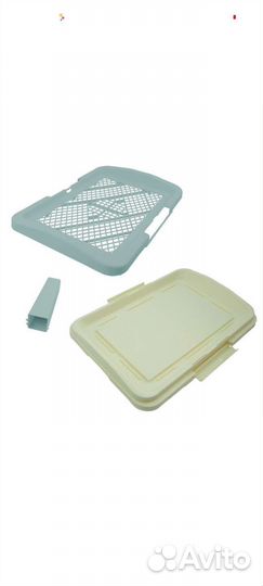 Лоток со столбиком для собак