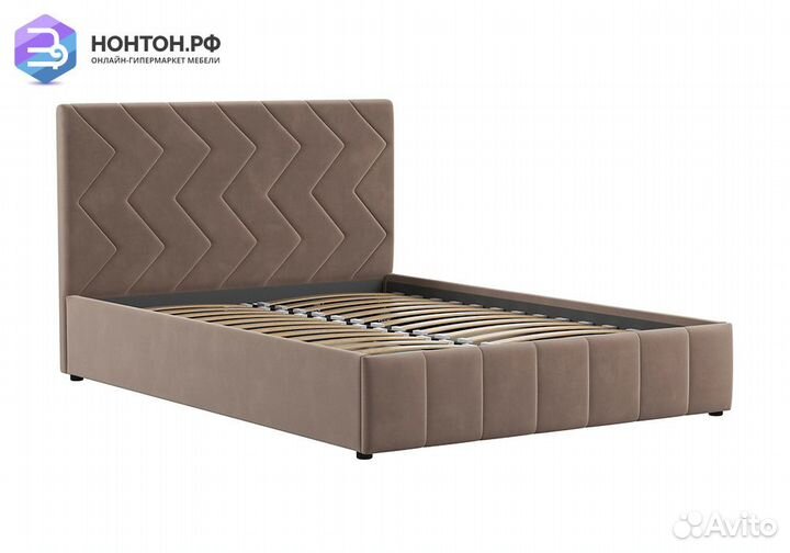 Кровать Милана светло-коричневая