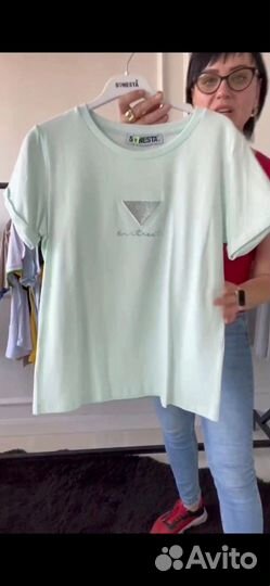 Футболка женская Турция хл, 2хл,3хл (50,52,54)