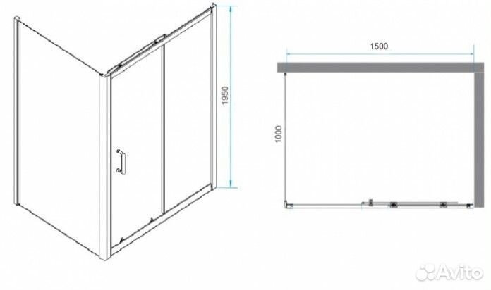 Душевой уголок RGW Passage PA-74B 150x100